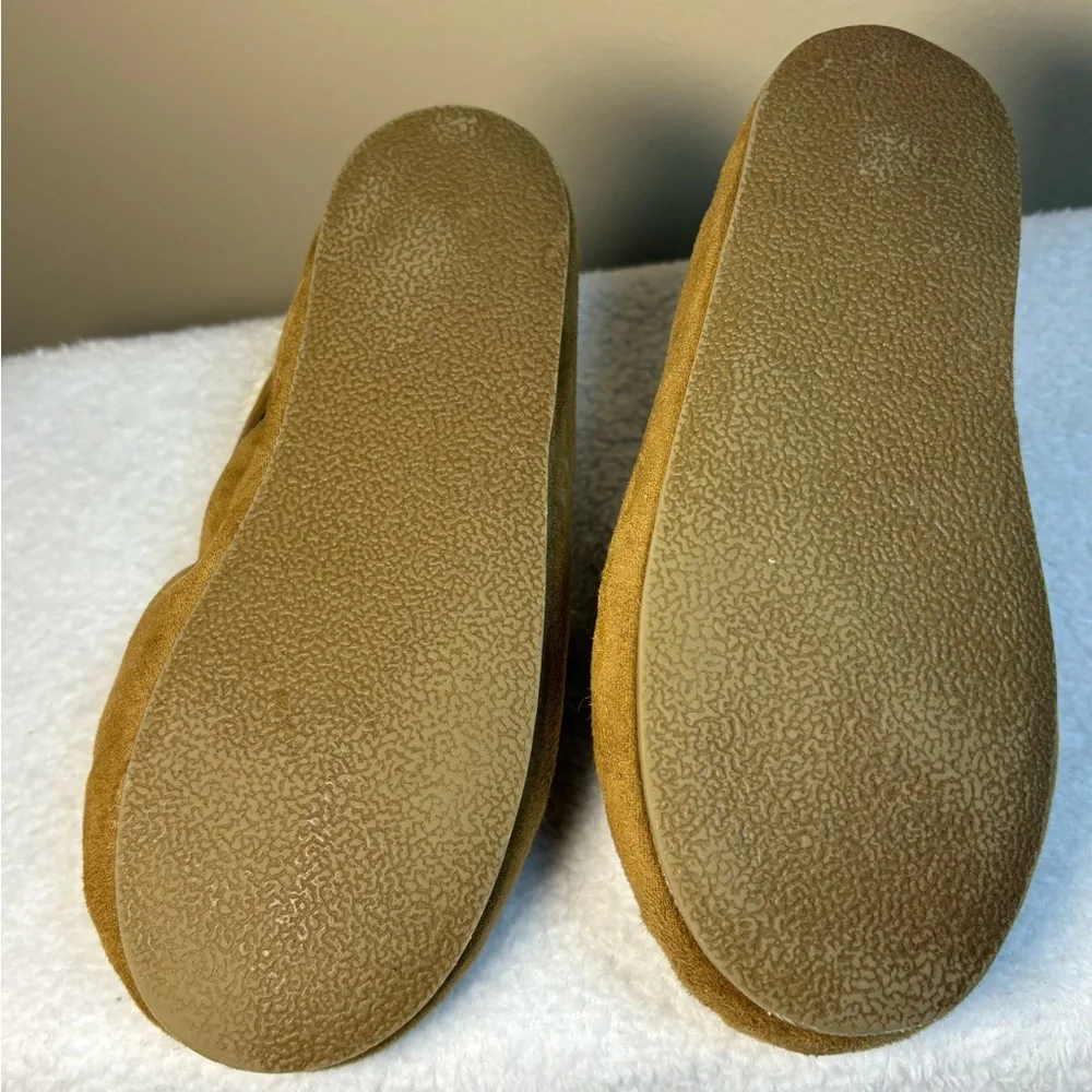 Slippers Moccasin kids 1901 Cozy Tan Sz 12M